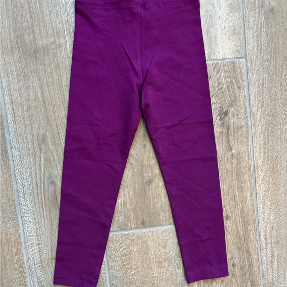 NWT Tea Collection Rich Purple Kids Leggings Sz 5 - Picture 3 of 3